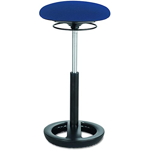 Safco Twixt Active Movement Seating Chair, Ergonomic Support, Extended Height, Blue Mesh - color: Blue, style: Extended-Height
