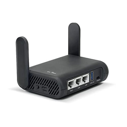 GL.iNet GL-A1300 Pocket VPN Travel Router - Portable Wi-Fi Router for Travel, Easy to Set up, Connect to Public & Hotel Wi-Fi login Page | Built-in VPN client and server for 30+ providers, AdGuard Home ready for ad blocking, repeater mode for hotel and RV