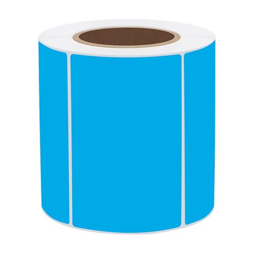 STARLIBOO 2x3 inch Color Direct Thermal Labels for Shipping, Barcodes, Address, Thermal Labels Stickers Compatible with Rollo Label Printer & Zebra- Blue - color: Blue, size: 2*3 inch/1 roll