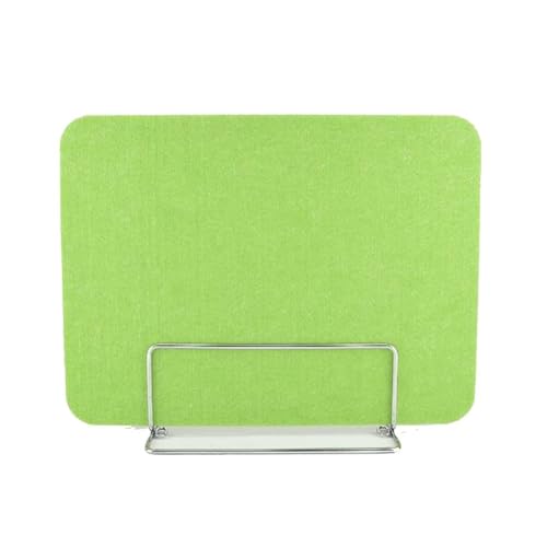 Acoustic Desk Divider Panels - Soundproof Office & Classroom Partitioning Solution, Noise Reduction, 2 Units - color: Green, size: 30X100cm