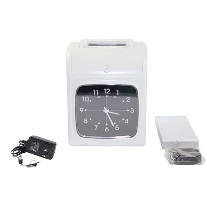 W-S1 Digital Attendance Machine Time Recorder Fingerprint/Password Punch Card Time Clock Office Staffs Check in Punching Machine