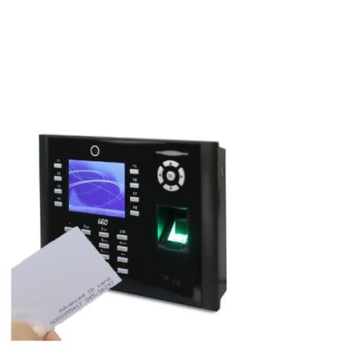 Time Clock for Small Businesses, Fingerprint Time Attendance Terminal 3.5 Inch Screen ID Card Finger Prints Time Clock Machine for Offices, Factories, Hotels, Schools and More(ID WiFi adms) - size: ID wifi adms