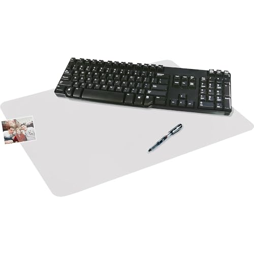 Artistic Krystal View Clear Antimicrobial Desk Pad Organizer, Non-Stick Mat Protects from Nicks, Scratches, Scuffs and Spills, 17" x 22"
