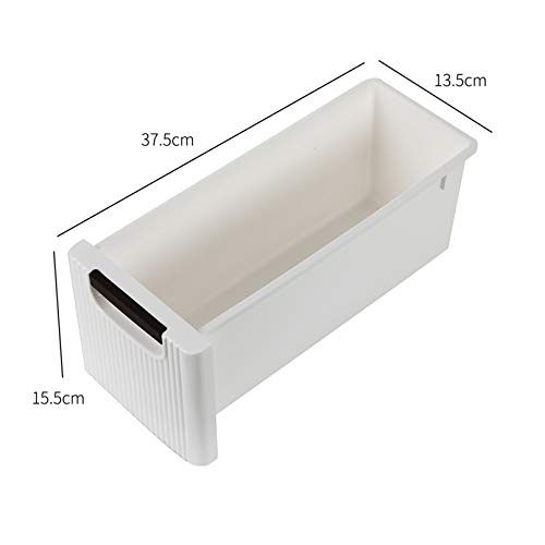 3-Drawer Rolling Cart Organizer Unit with Wheels Narrow Slim Container Storage Cabinet for Bathroom Bedroom Bookshelf Closet Organizers Book Shelf Bookcase