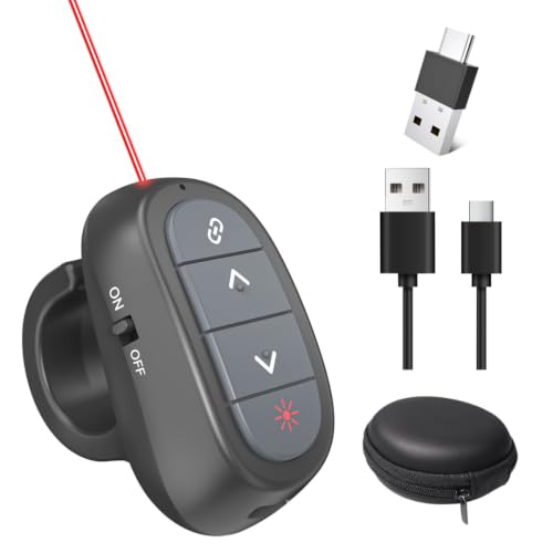 Finger Ring Presentation Clicker for Powerpoint Wireless Presenter