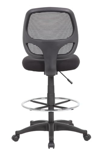 Boss Office Products Commercial Grade Mesh Stool, Black