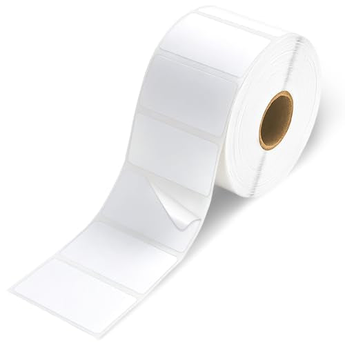 ESSENTIAL 2" x 1" Direct Thermal Barcode Labels, (1300 Labels, 1 Roll) - size: 2"x1"