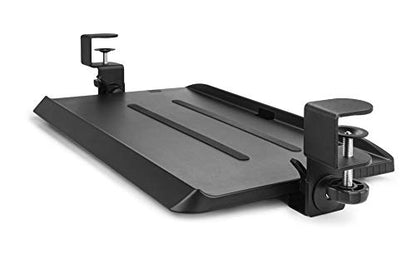 Mobotron Clamping Under-Desk Keyboard Tray with Ergonomic 3-Angle Adjustment