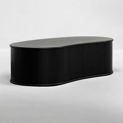 NTC Ripple (Coffee Table, Burnt Black) - color: Burnt Black, style: Coffee Table