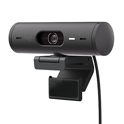 Logitech Brio 501 Full HD Webcam Auto Light Correction Show Mode - Black | Show Mode, Noise Reduction Mics, Privacy Cover, works with Teams, Meet, Zoom, Nintendo Switch 2 GameChat - color: Black