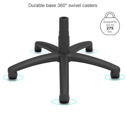 Staples Carder Ergonomic Mesh Task Chair, Lumbar Support, Adjustable, Black - style: 1 Pack