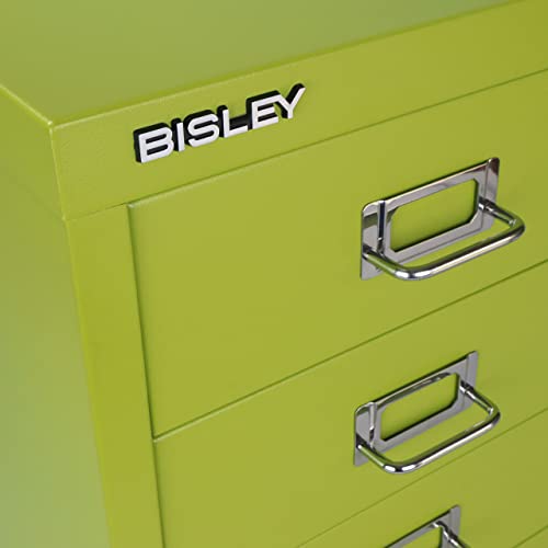 3-Drawer Steel MultiDrawer Cabinet - Green, by Bisley - color: Bisley Green, size: 3 Drawer
