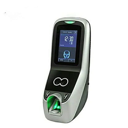 Time Clock Time Clock for Employee Small Business WiFi TCP IP Communication Face Fingerprint Password Swipe Card Time Attendance Access Control All-in-one Machine,