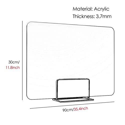 Large Lightweight Student Desk Privacy ShieldsSet of 3 Red Dividers for Teachers Effective Study & Test Focus 30x90cm Classroom Partition Panels - color: Red, size: 30x90cm/11.8x35.4inch