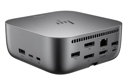 HP 100W Thunderbolt 4 Dock Port Replicator Bundle with DKZ Hub (Universal Thunderbolt/USB-C Docking Station, Single Cable for Charging, Data Transfers to Any Brand Laptop) - style: 100W Thunderbolt 4