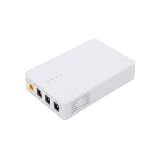 UPS Battery Backup, 6000mAh Uninterruptible Power Supply with 9V and Dual 12V DC Outputs for Router Modem Home Office Outdoor Networking Devices