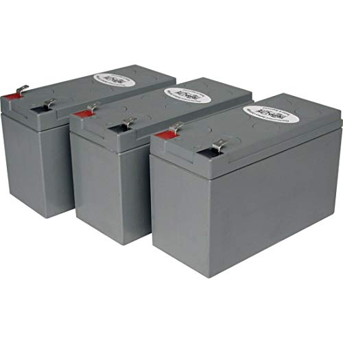 Tripp Lite Replacement Battery Cartridges Three Pack for Select Tripp Lite and Other Major UPS Brands, 18-Month Warranty (RBC53) - style: Three Battery Cartridges