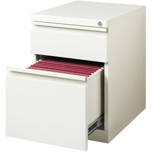 Hirsh Industries 2 Drawer Mobile Pedestal File Finish: Pearl White
