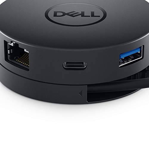 Dell DA300 USB-C Mobile Adapter, Bases & Docking Stations, Black