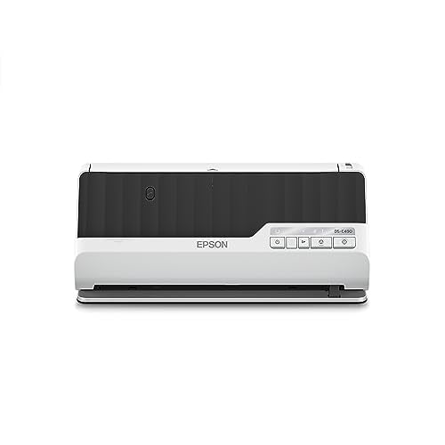 Epson DS-C490 Duplex Desktop Document Scanner 20-Page Auto Feeder