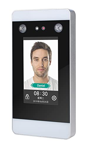 Clocking in Machine, Time Clocks for Employees Small Business WiFi ID Swipe Card Dynamic Face Access Control and Attendance All-in-one Machine