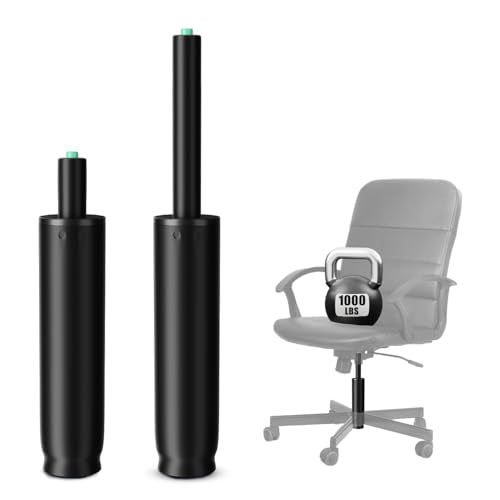9 Inches to 13 Inches Office Chair Cylinder Replacement, 4'' Stroke, Heavy Duty 1000 lbs, Hydraulic Pneumatic Shock Piston, Universal Gas Cylinder Fit for Most Office Chairs, Class 4 (Black) - color: Matte Black, size: 4'' Travel Length