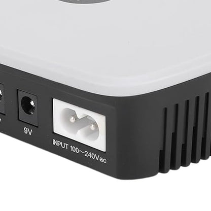 WALFRONT Portable Backup Battery Uninterruptible Power Supply Mini UPS Compact UPS Power Supply 8800mAh Multiple Outputs for Router Modem (US Plug)