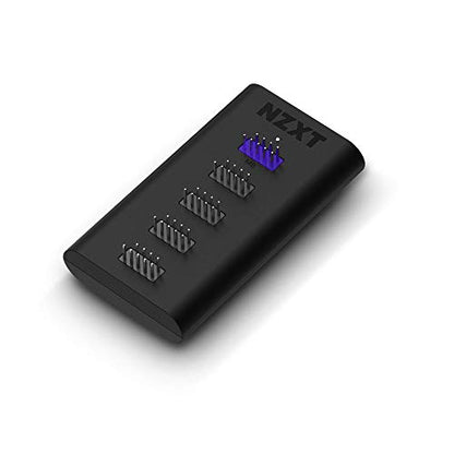 NZXT Internal USB Hub 3 - Expands 4 USB 2.0 Ports - Sleek Multifunctional Design - SATA Power Connection - Plug and Play