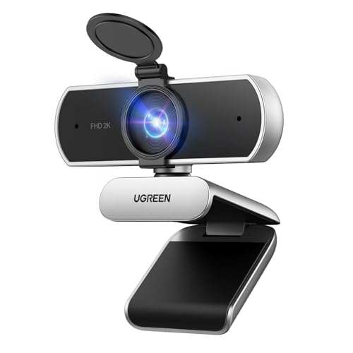 UGREEN Webcam for PC Ultra HD 1080P Computer Webcam with Microphone - color: Space Grey