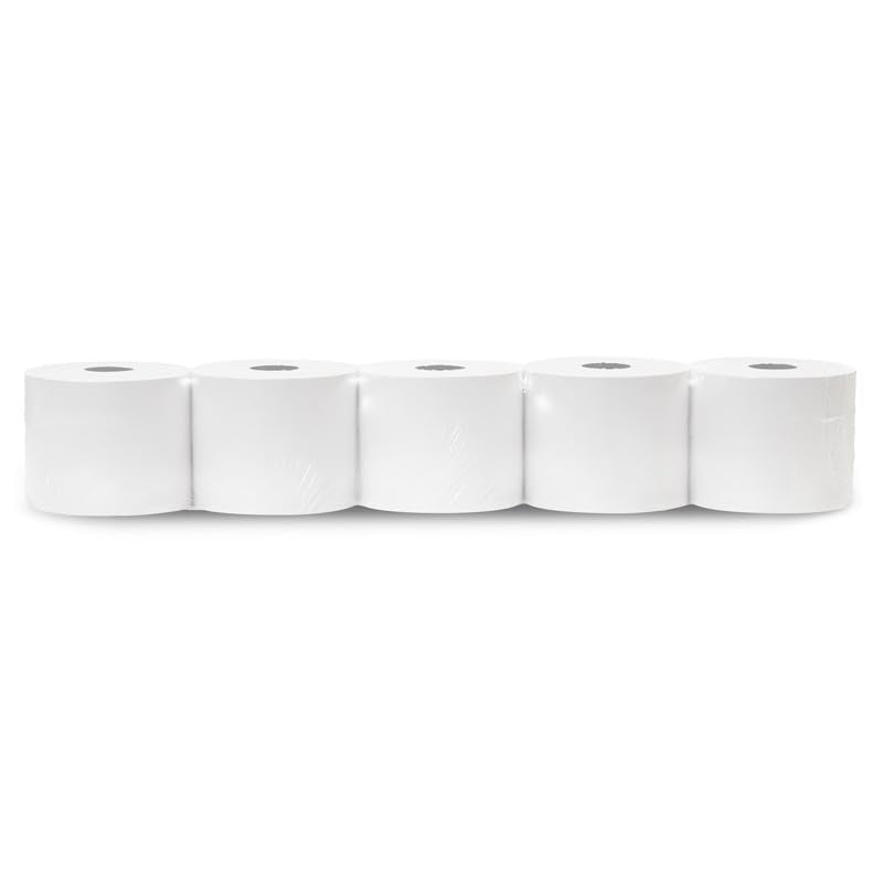 (36 Rolls) 2 1/4 x 150 ft White Adding Machine Tape Paper Rolls Premium One Ply Register Adding Machine/Calculator Paper Rolls Printing Calculator 10 Key