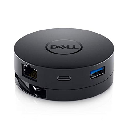 Dell DA300 USB-C Mobile Adapter, Bases & Docking Stations, Black