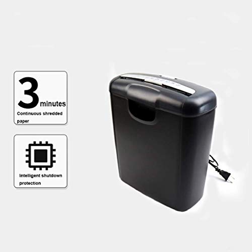 Mini Paper Shredder- Shredders Small Office Shredder Home Electric Strip Black Automatic Feed