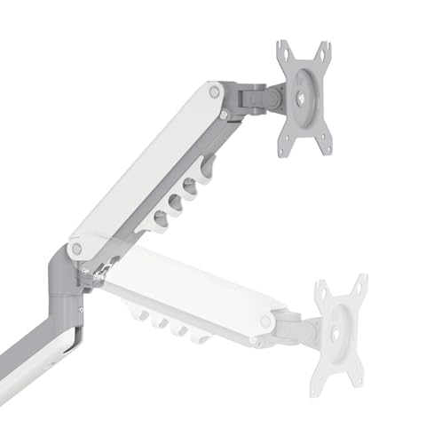 Uplite Dual Monitor Mount Height Adjustable Gas Spring Arm for 15” - 32" Screen