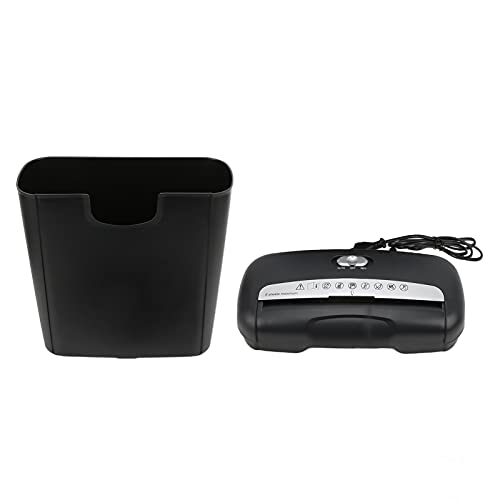 NDNCZDHC 6 Sheet Paper Shredder for Home Office Use, Strip Cut Micro Cut Paper Shredder with 10L Bin, Heavy Duty Office Small Shredder