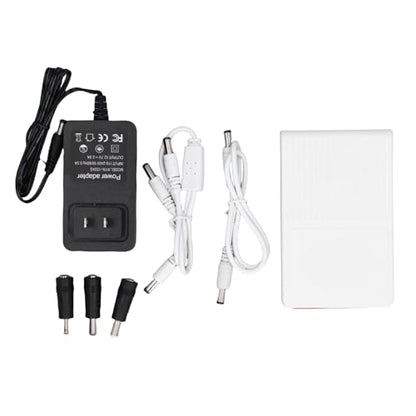 10400mAh Mini UPS Power Supply, Compact Power Backup for Routers Modems, Effective Battery Backup for Home Security and Networking Needs