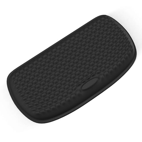 MEKASS Elbow Pad for Desk, Thicken & Large Memory Foam Elbow Rest Padding with Non-Slip, Ergonomic Desk Edge Cushion, Armrest Pad Wrist Rest Comfort Support for Office Home (1 Pcs Black) - color: 1 Pcs Black, size: 9.6in × 4.9in