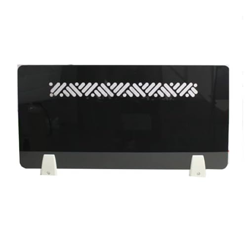 Freestanding Desk Privacy Divider, Sound Proof Dividers Shields for Student Desks and Panels Acrylic Cubicle Wall, Students Office Divider(Black,100 - color: Black, size: 100X30cm