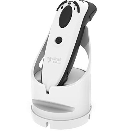 Socket Mobile DuraScan® D740, Universal Barcode Scanner, v20, White & White Chg Dock - color: White, size: DuraScan D750 & Charging Dock