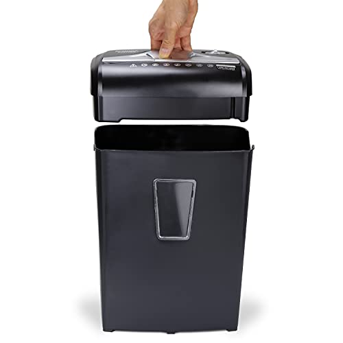 Aurora AU870MA High-Security 8-Sheet Micro-Cut Paper Credit Card Shredder Black - size: 8-Sheet MicroCut