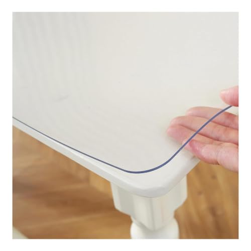 Dining Table Cover Waterproof Oil Proof Transparent Table Protector for Desk Floor Table,24×56in - size: 24×56in