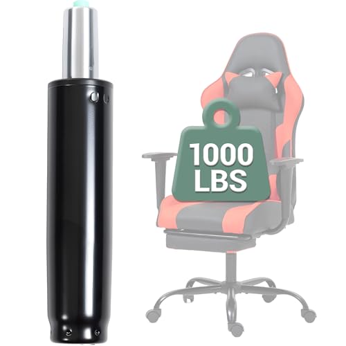 Office Chair Cylinder Replacement, Universal Gas Cylinder, Heavy Duty Hydraulic Pneumatic Gas Lift Piston Fit for Most Office Chairs (10.2" - 14.2")