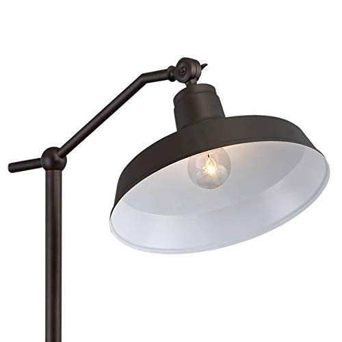 Kayne 61" Tall Satin Bronze Rustic Downbridge Floor Lamp - color: Bronze
