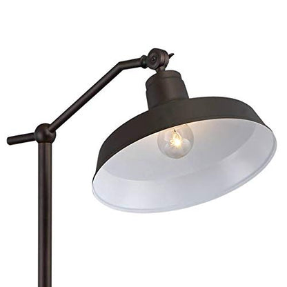 Kayne 61" Tall Satin Bronze Rustic Downbridge Floor Lamp - color: Bronze