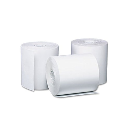 Iconex Direct Thermal Printing Thermal Paper Rolls, 3.13" X 230 Ft, White, 8/Pack