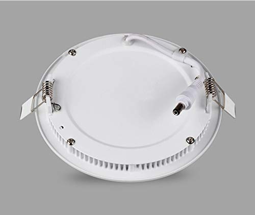 BSOD LED Panel Light 3W 4W 6W 9W 12W 15W 18W 24W Flat Lamp Round Ultra-Thin Recessed Ceiling Light Downlight Fixture Kit (Natural White, 12W) - color: Natural White, size: 12W