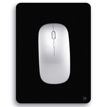 Audimi Small Mouse Pad 6 x 8 Inch, Mini Mouse Pad Thick for Laptop Wireless Mouse Home Office Travel, Portable & Washable (Black) - color: Black