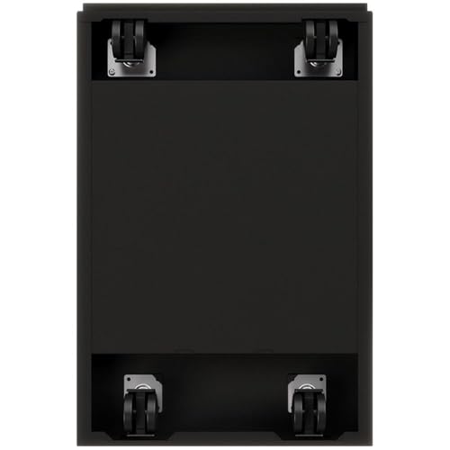 Hirsh Industries 2-Drawer Mobile Pedestal Finish: Black - color: Black