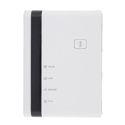 Wireless Print Server with 4 USB Sharing, Multi Mode (Wired / 2.4G WiFi/Standalone), Easy Setup, 100Mbps LAN, Plug and Play for & (White)