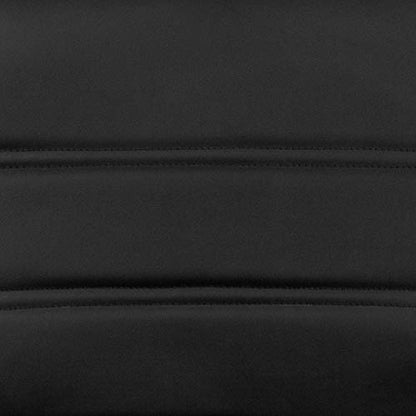 Flash Furniture Mid-Back Black LeatherSoft Executive Swivel Office Chair with Chrome Base and Arms - color: Black Leathersoft/Chrome Frame