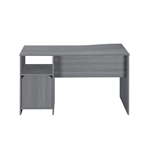 Techni Mobili 51 Inch Classic Computer Desk w/Drawers & Storage, Grey - color: Light Grey